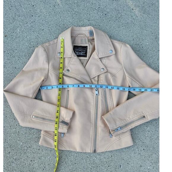 NWOT - Levis Jacket, faux leather, Moto Jacket, size XS, motorcycle, biker - Picture 7 of 11